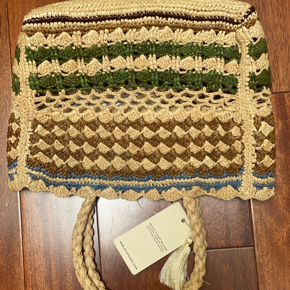 NWT Doen Orla Bag in Multicolor Raffia - Picture 4 of 8